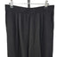 St. John Basics Santana Knit Pleated Straight High Rise Crop Pant