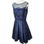 Eliza  J Fit & Flare Sequin Embroidered Dress
