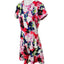 Milly Design Nation Abstract Floral Fit & Flare Dress