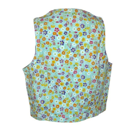 American Eagle Vintage Button Front Sleeveless Shirt