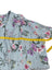 Bellambia 100% Linen Floral Open Front Roll Sleeve Cardigan