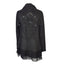 Desigual Faux Suede Waterfall Open Front Cardigan