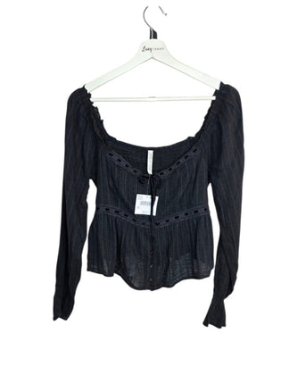 American Eagle Long Sleeve Baby Doll Blouse