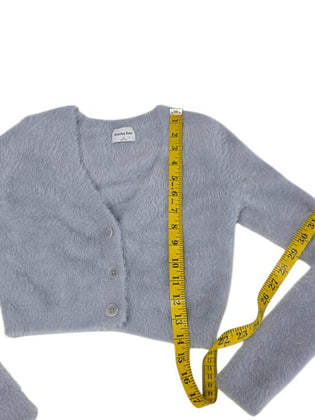 Aritzia Sunday Best Kitten Cropped Button Front Cardigan