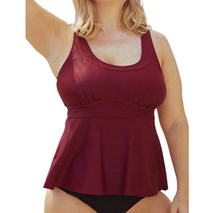 Shapermint Adjustable Strap Wire-Free Tankini Top