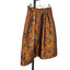 PINKO Women's A-Line Rooster Jacquard Metallic Skirt