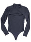 Aritzia Babaton Contour Cut Out Front Bodysuit