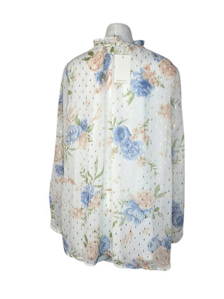Tamara H. Tie Neck Puff Sleeve Blouse