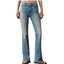 MOTHER The Weekender Mid-Rise Fray Jeans