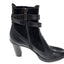 Aquatalia Leather Suede Ankle Booties