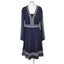 Boden Embroidered V-Neck Midi Dress