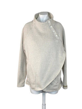 Merrell Asymmetrical Snap Button Sweater,