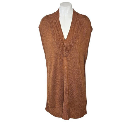 Free People Knit Hannah Sweater Vest Tunic