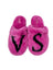 Victoria's Secret Logo Faux Fur Slippers