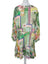 Label of Love Sao Paolo V-Neck Tropical Mini Cover Up Dress