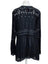 Johnny Was Sheer Embroidered Tie Front Cardigan