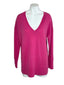 Tahari 100% Merino Wool V-Neck Long Sleeve Shirt