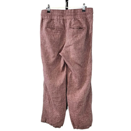 Athleta Womens Cabo Linen Wide Leg Pant
