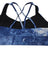 ZYIA Strappy Back Diamond Dip Tie Dye Sports Bra