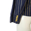 Lauren Ralph Lauren Military 100% Linen Nautical Blazer