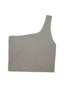Aritzia Babaton Sculpt Knit One Shoulder Crop Top