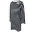 Everlane The Organic Cotton Stripe Long Sleeve Mini Dress