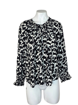 Rails Mariah Ebony Texture Blouse