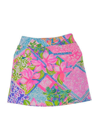 Lilly Pulitzer Luxletic Tropical Print Skort