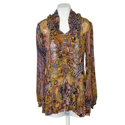 ETRO Silk Sheer Blouse\