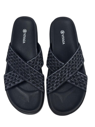 VIVAIA Criss Cross Straps Slides