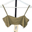 Meshki Jordan Ruched Front V Crop Top