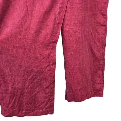 Stella Carakasi Womens Cross Over Crop 100% Hemp Pants