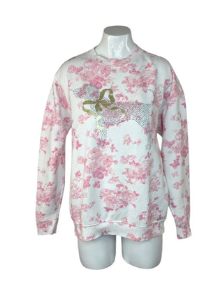Victoria's Secret PINK x LoveShackFancy Bling Dog Sweatshirt