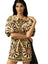 Farm Rio x Anthropologie Puff-Sleeve Printed Romper
