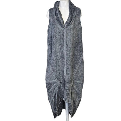 Athena Marie 100% Linen Lagenlook Long Dress