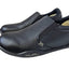 KURU Kivi women’s black leather slip‑ons