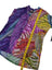 Jams World Long Sleeve V-Neck Multi Colored Blouse