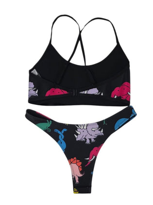 HOAKA x PONY Neoprene Dinosaur 2 Piece Bikini Set