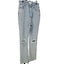 Meshki Womens  Lauren Straight Leg Ripped Jeans