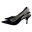 Anne Klein Velvet Slingback Heels