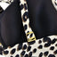 Bleu Rod Beattie Animal Print Twist Front Underwire Bikini Top