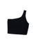 Aritzia Babaton Sculpt Knit One Shoulder Crop Tank Top