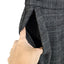 Zara Check Plaid Soft Straight Leg Pull On Pants