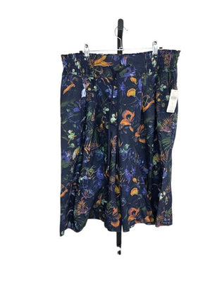 Anthropologie Ruched Poplin Gaucho Pants