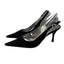 Anne Klein Velvet Slingback Heels