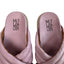 Miz Mooz Marinella Puffy Slide Sandals, Pinky, Leather, Slip On, Sz 40 / 9-9.5