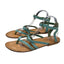Garnet Hill Leather Strappy Ankle Sandal