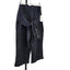 Anthropologie Linen Shirt-Tie Capri Pants