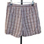 Frank & OakLinen Lyocell Plaid High Rise Shorts