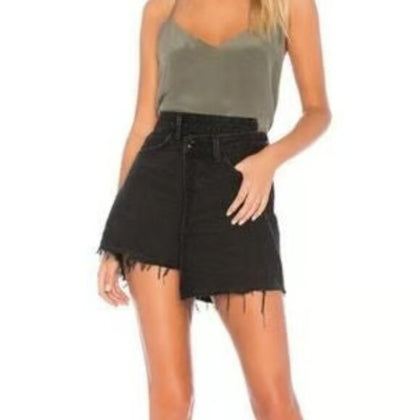 AGOLDE Womens Criss Cross Skirt
